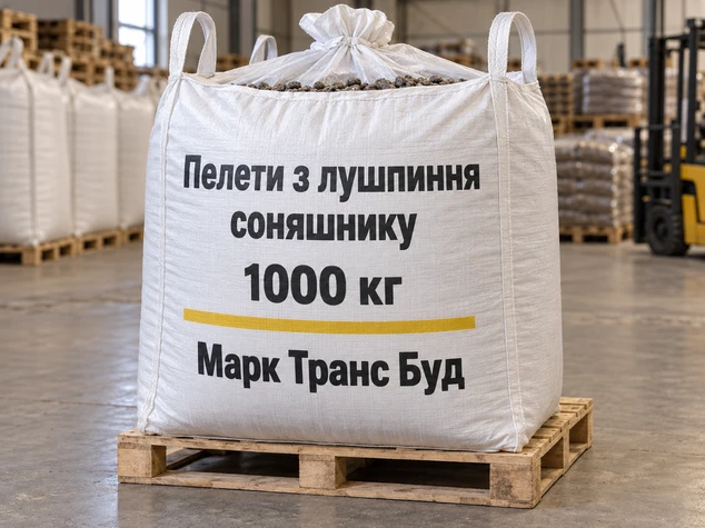 Купити Пелети з лушпиння соняшнику